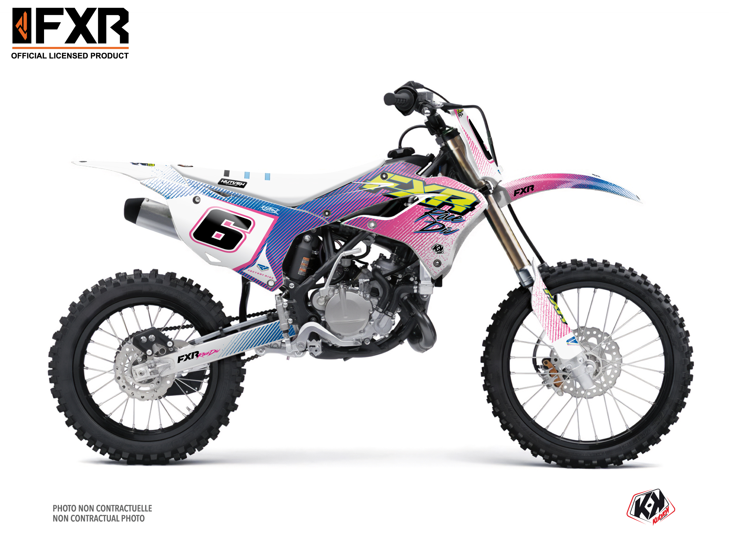 thumbnail interactive-video image 1 of 2019-2020 KLX 140 Surge Purple Senge Graphics Complete Kit Compatible With Kawasaki 1 of 10