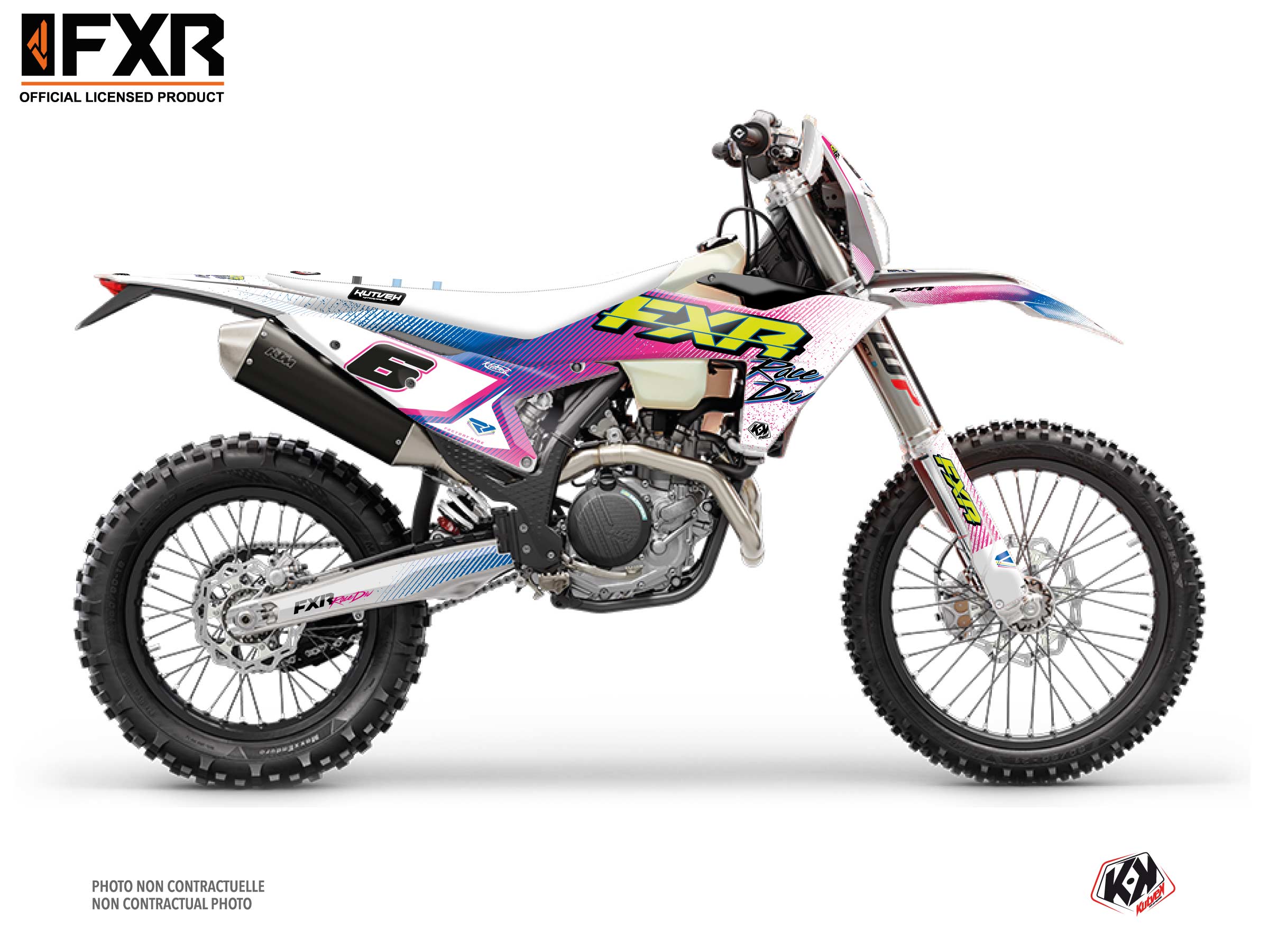 Ktm Exc Excf Dirt Bike Fxr Retro Graphic Kit