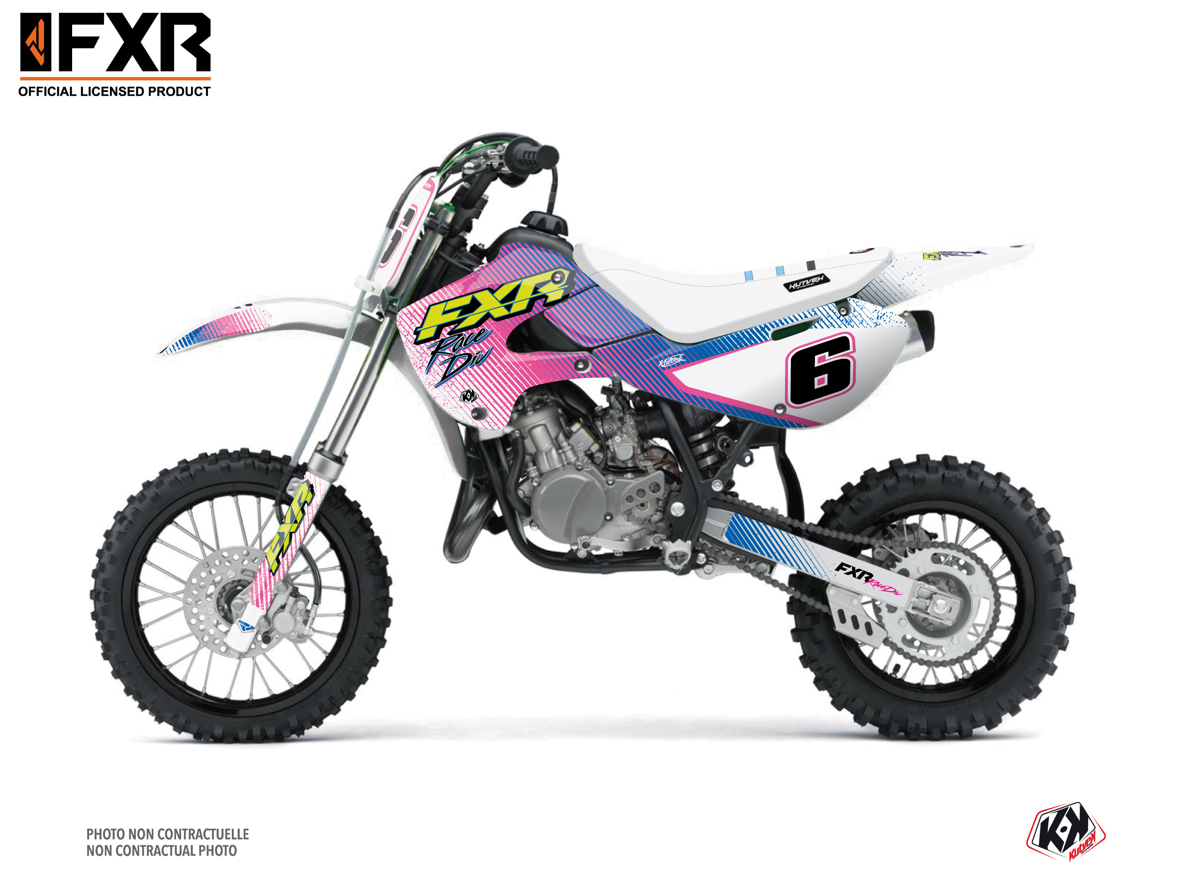 Kawasaki Kx 65 Dirt Bike Fxr Retro Graphic Kit