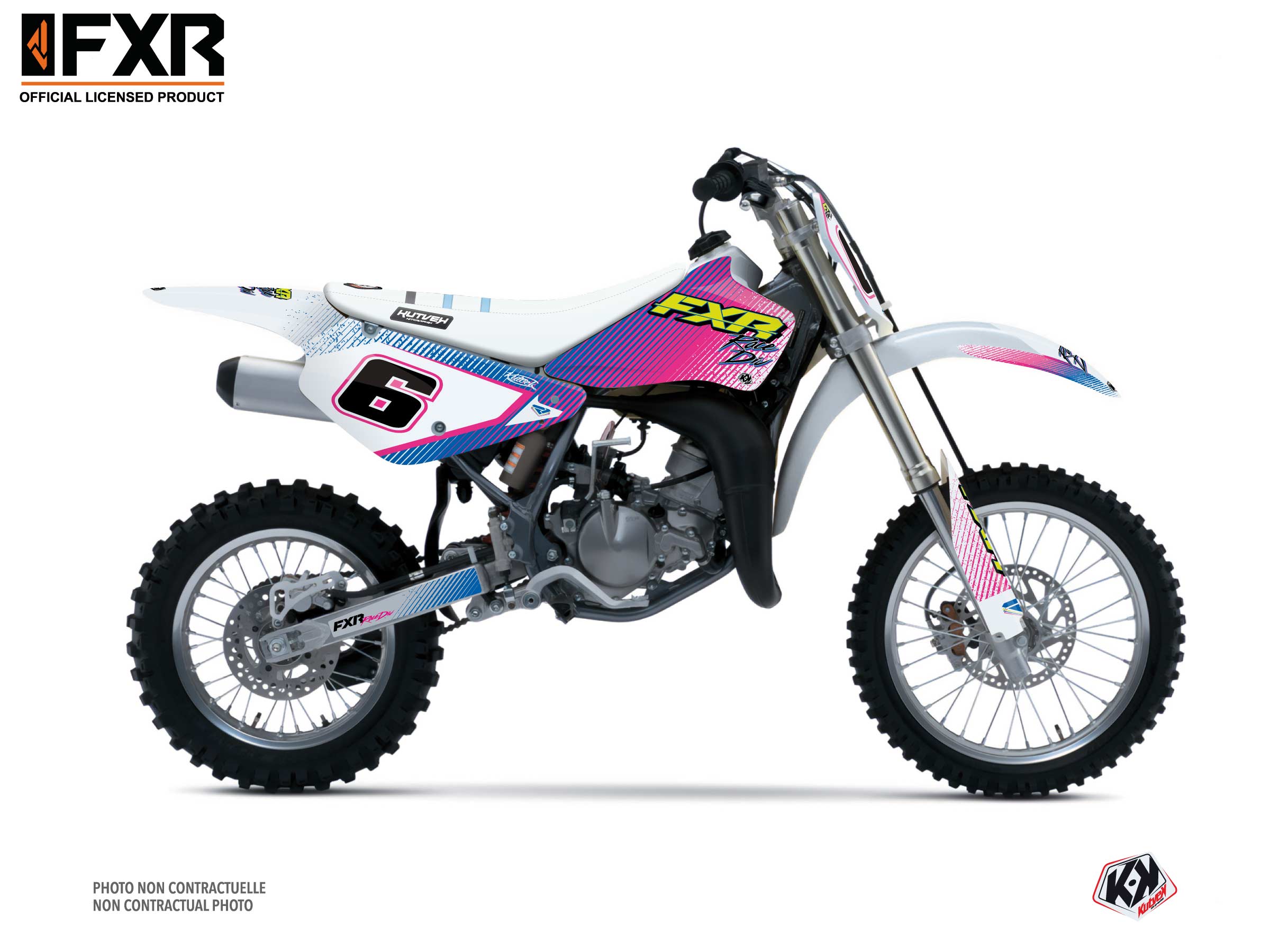 Suzuki Rm 85 Dirt Bike Fxr Retro Graphic Kit