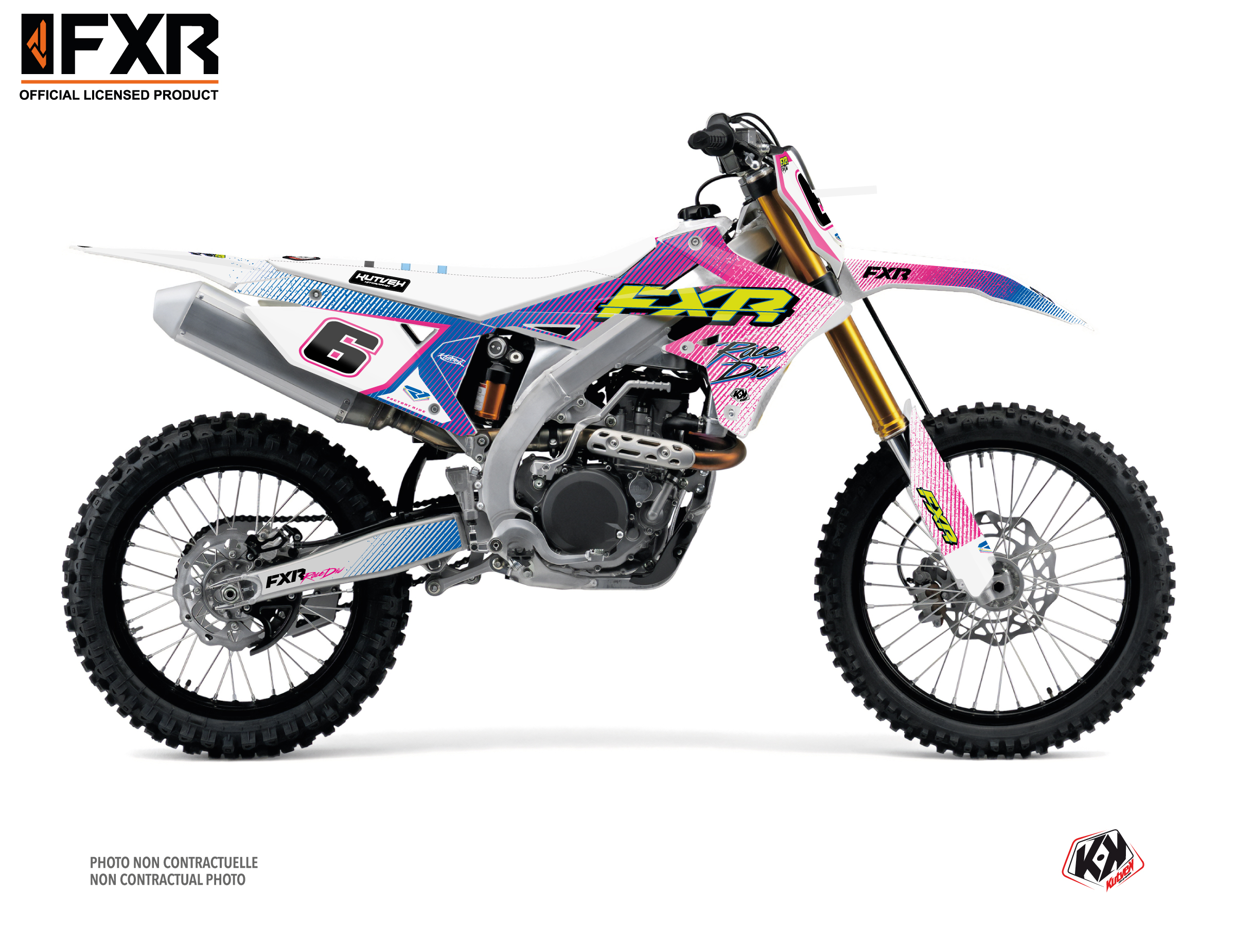 Suzuki Rm-z 450 Dirt Bike Fxr Retro Graphic Kit