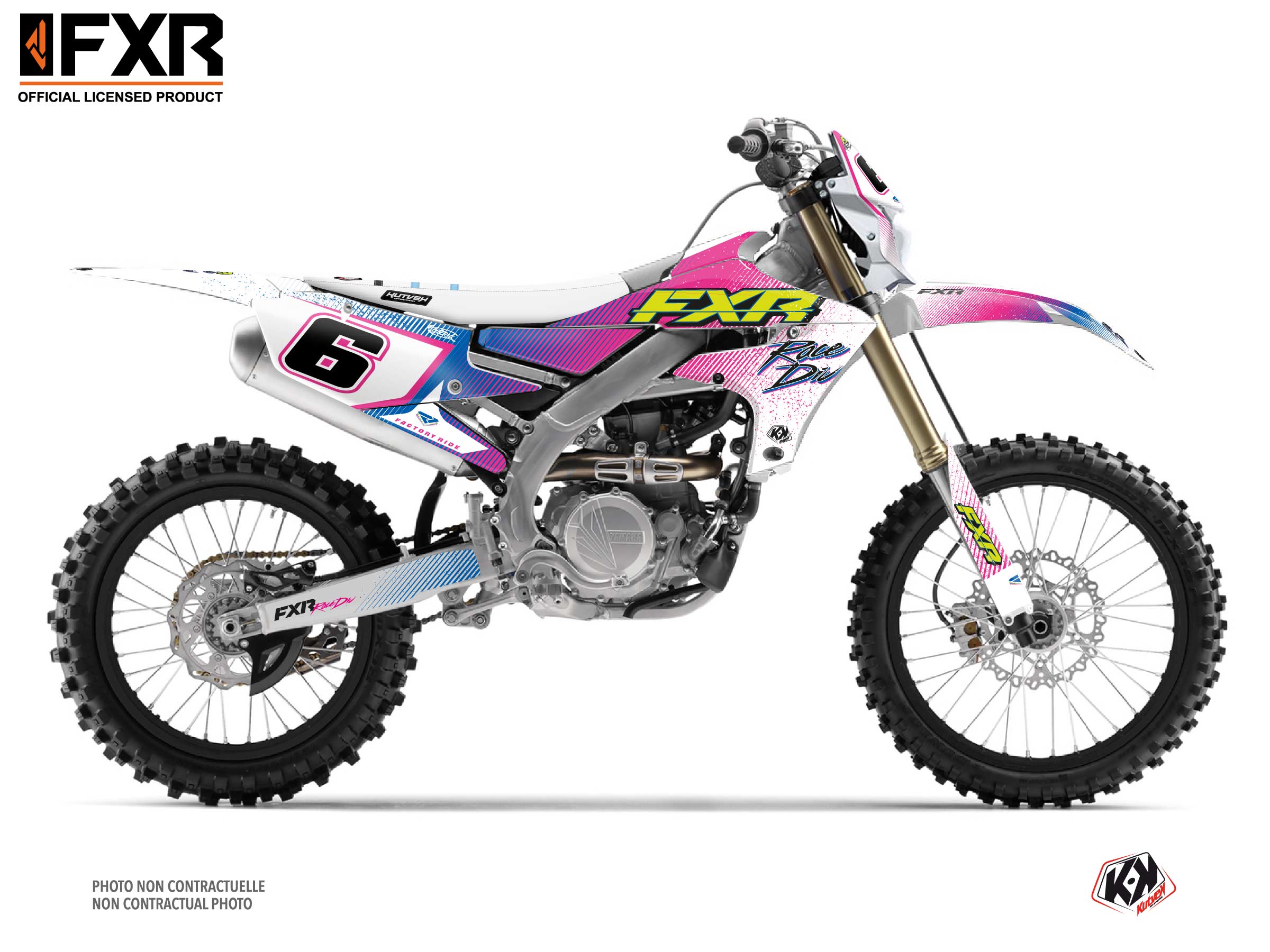 Yamaha Wr 250 F Dirt Bike Fxr Retro Graphic Kit