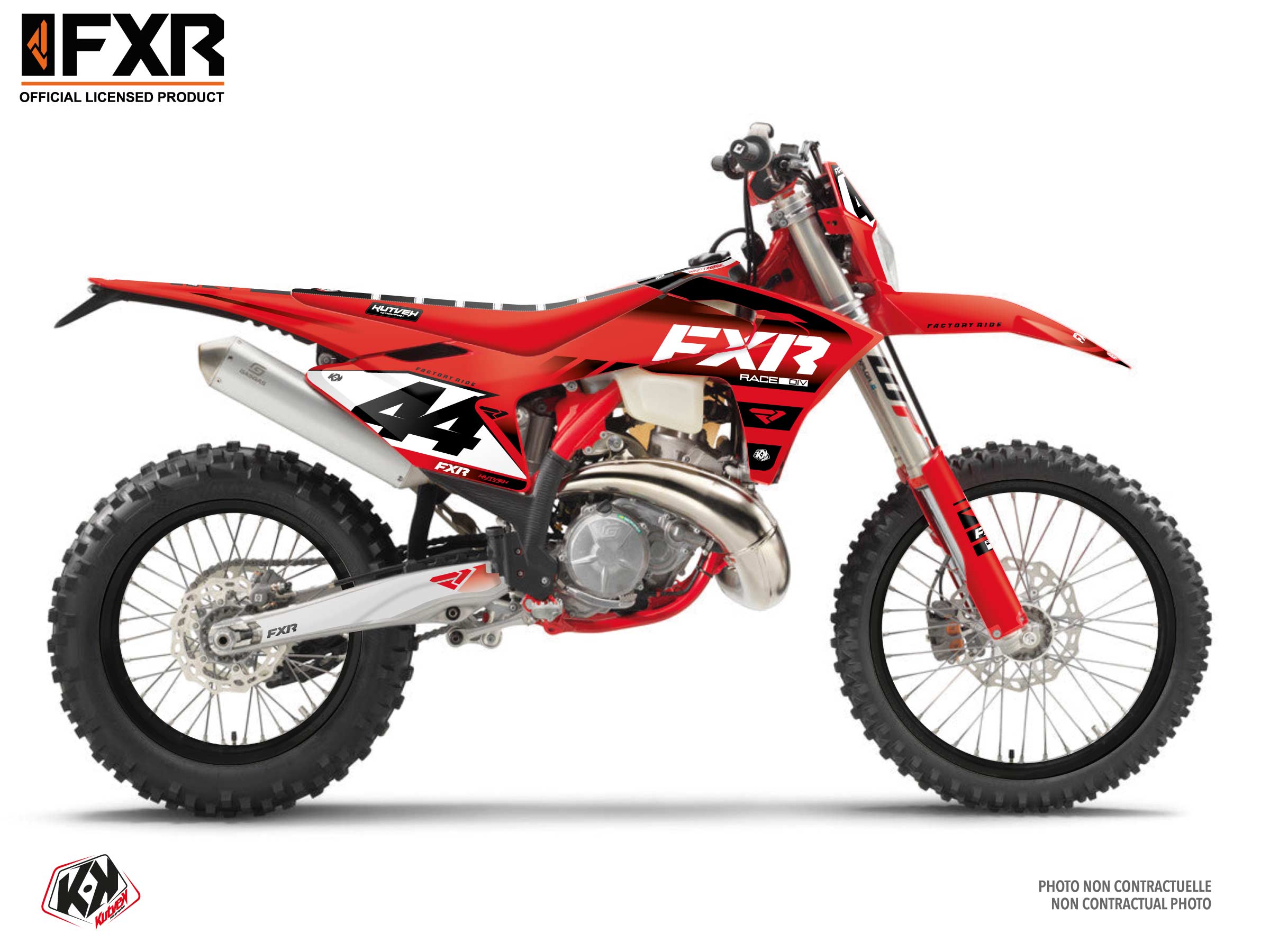 Kit Déco Motocross Fxr Revo Gasgas Ec Rouge