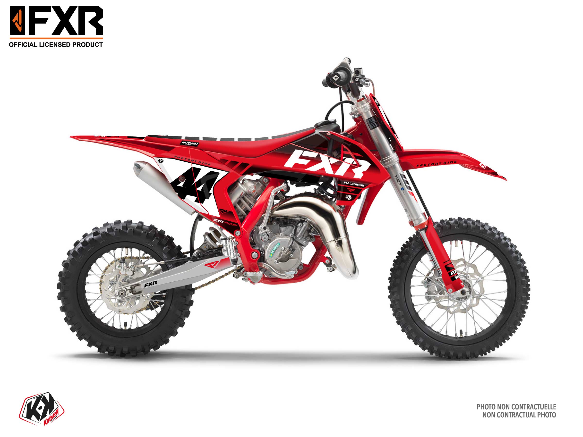 Kit Déco Motocross Fxr Revo Gasgas Mc 65 Rouge