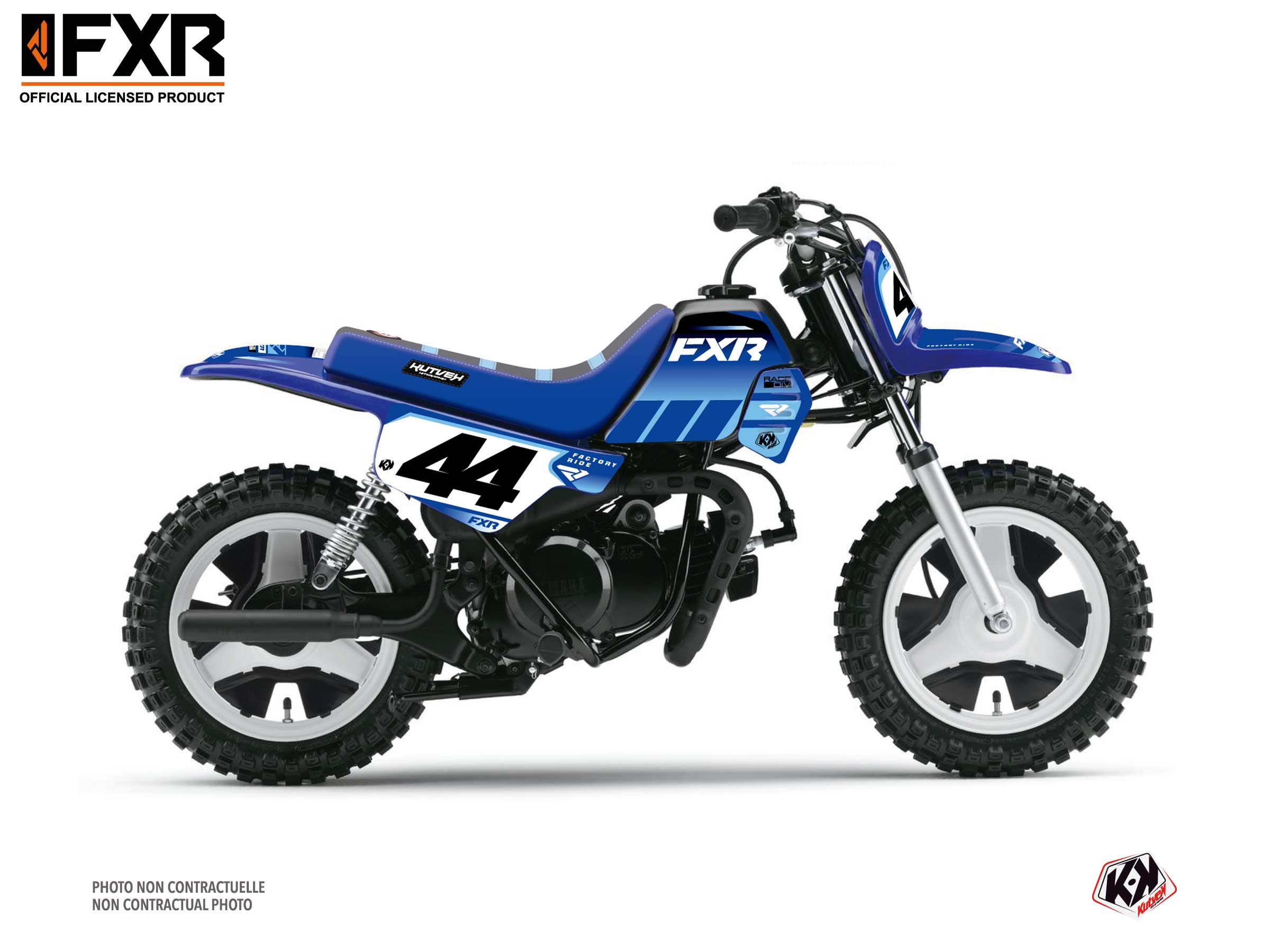 Yamaha Pw 50 Dirt Bike Fxr Revo Graphic Kit Blue