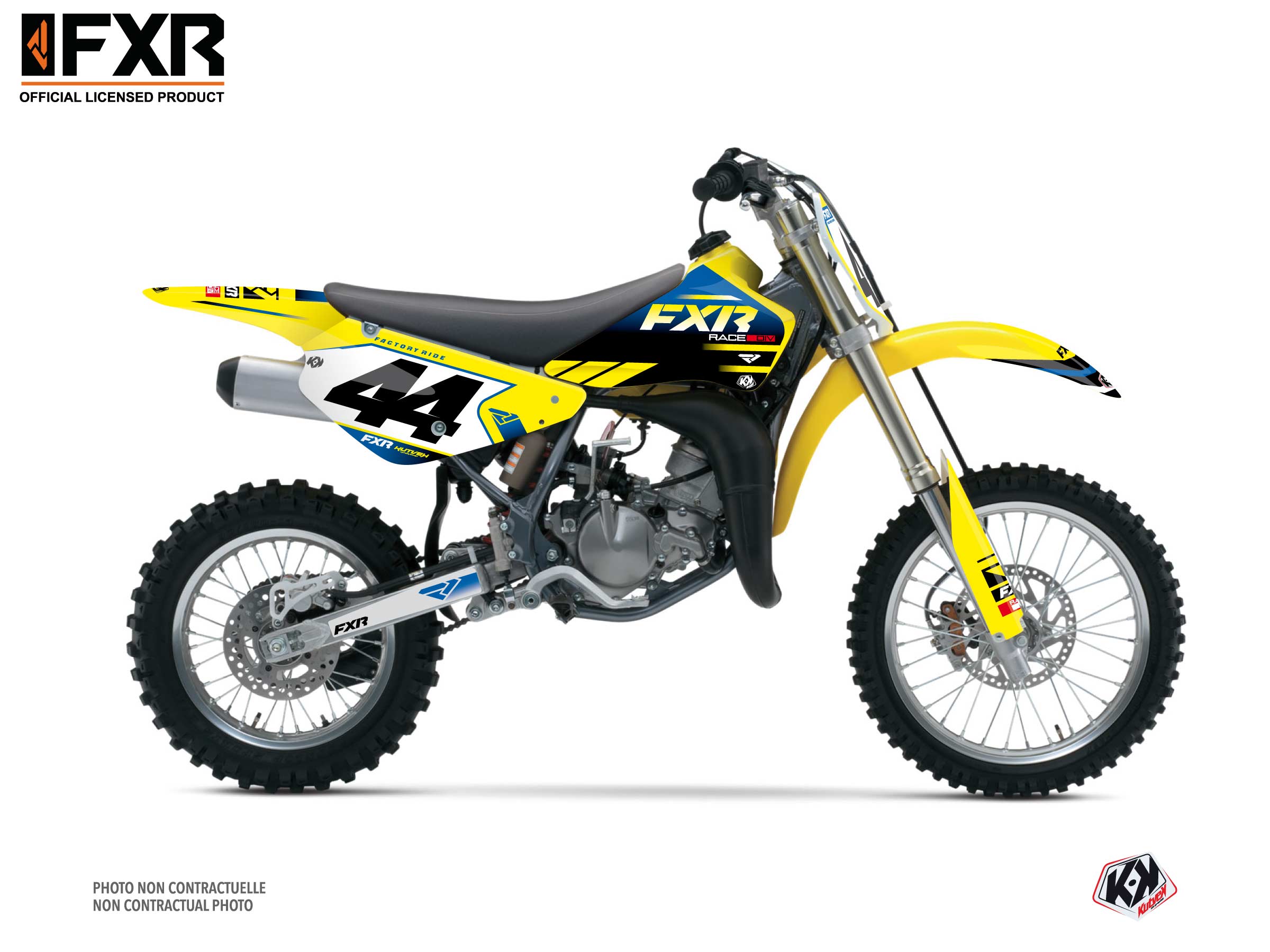 Kit Déco Motocross Fxr Revo Suzuki Rm 85 Jaune