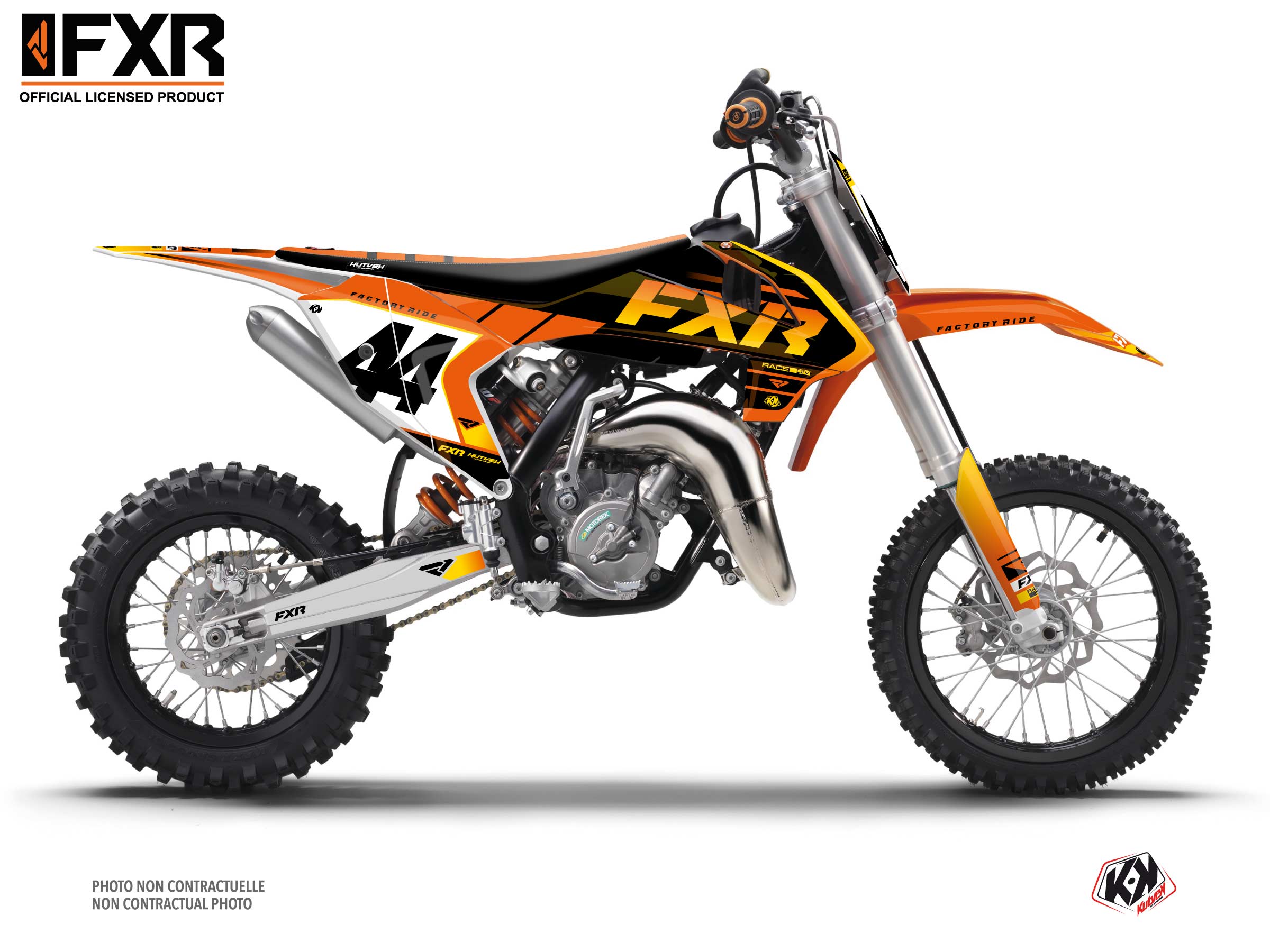 Ktm Sx 65 Dirt Bike Fxr Revo Graphic Kit Orange