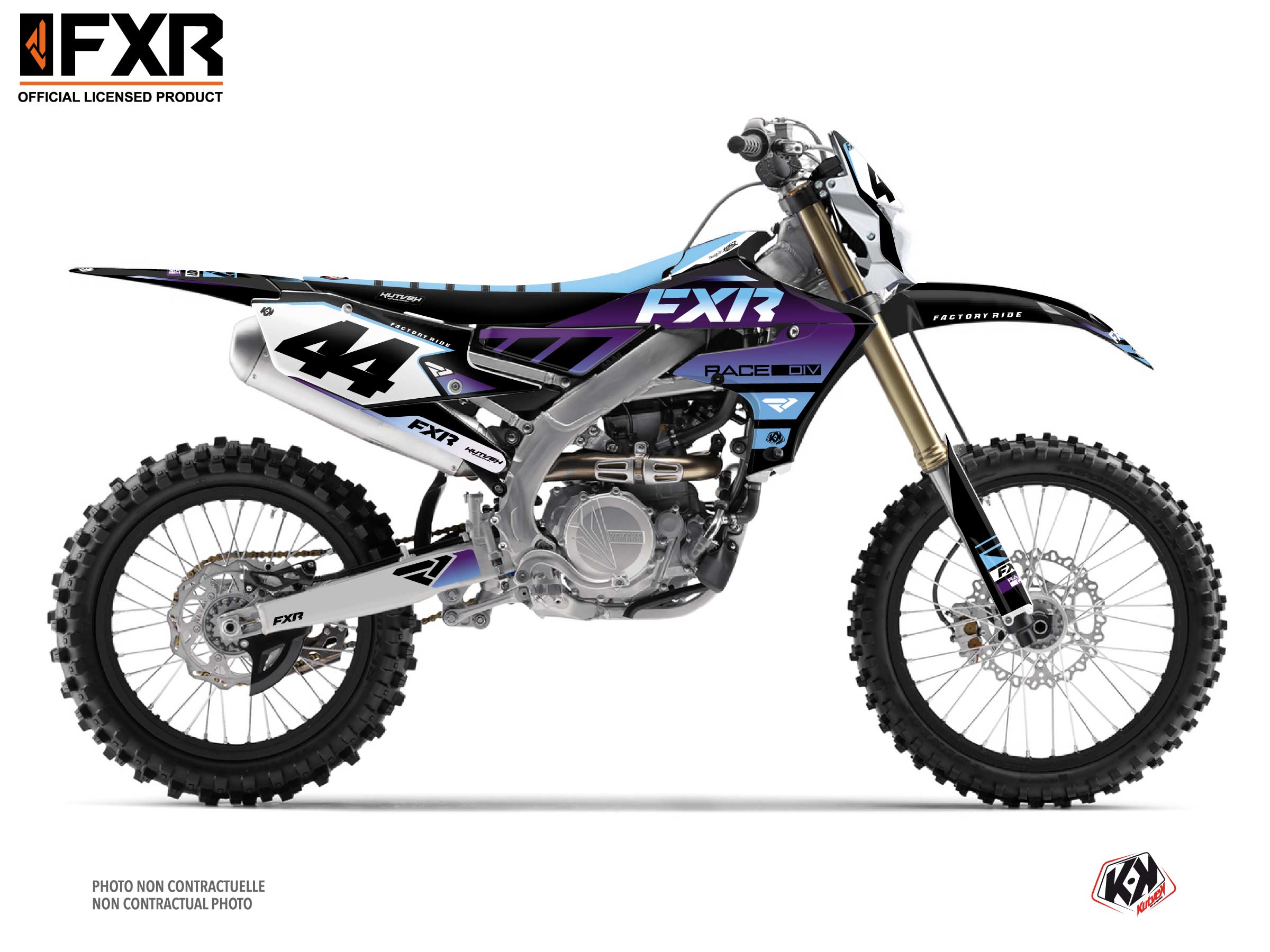 Kit Déco Motocross Fxr Revo Yamaha Wr 250 F Violet