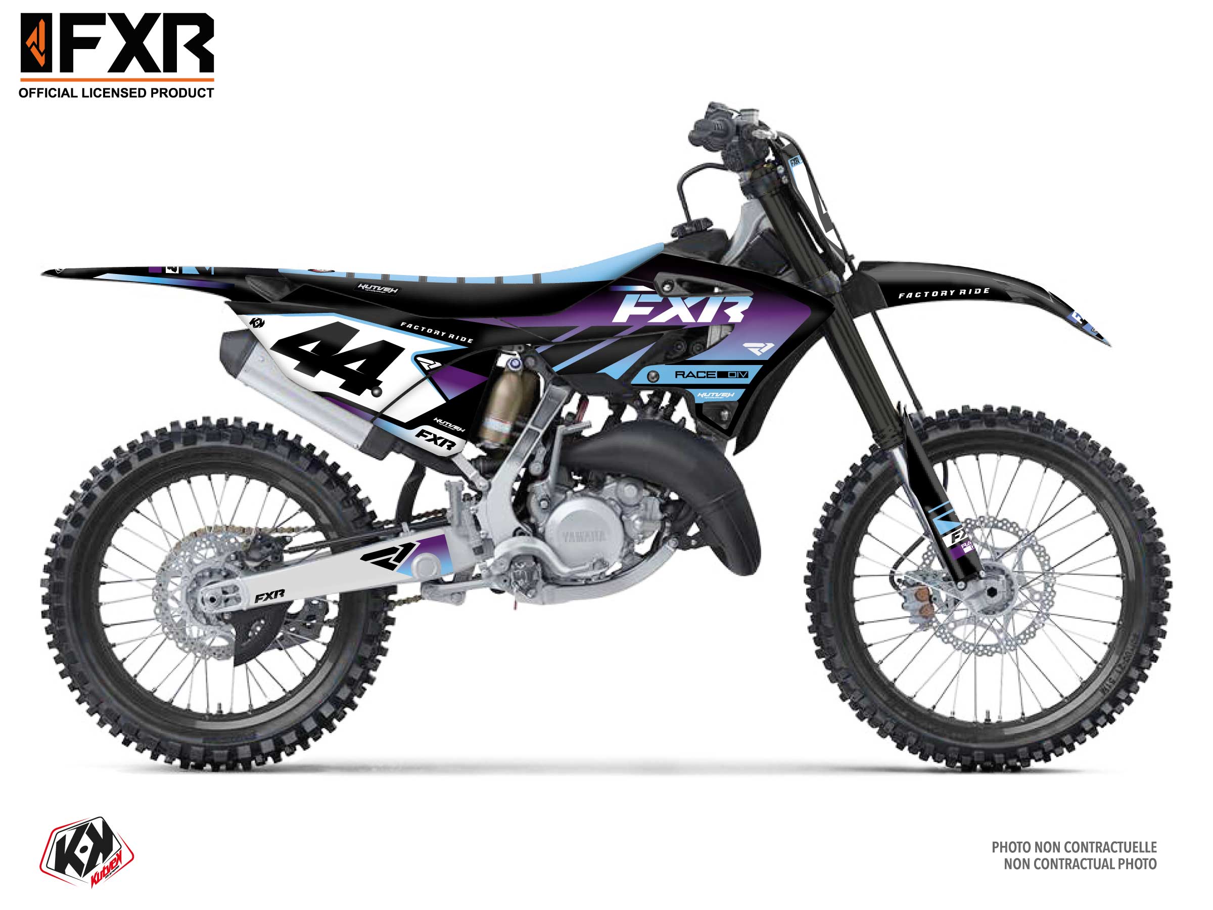 Yamaha Yz 250 Dirt Bike Fxr Revo Graphic Kit Purple