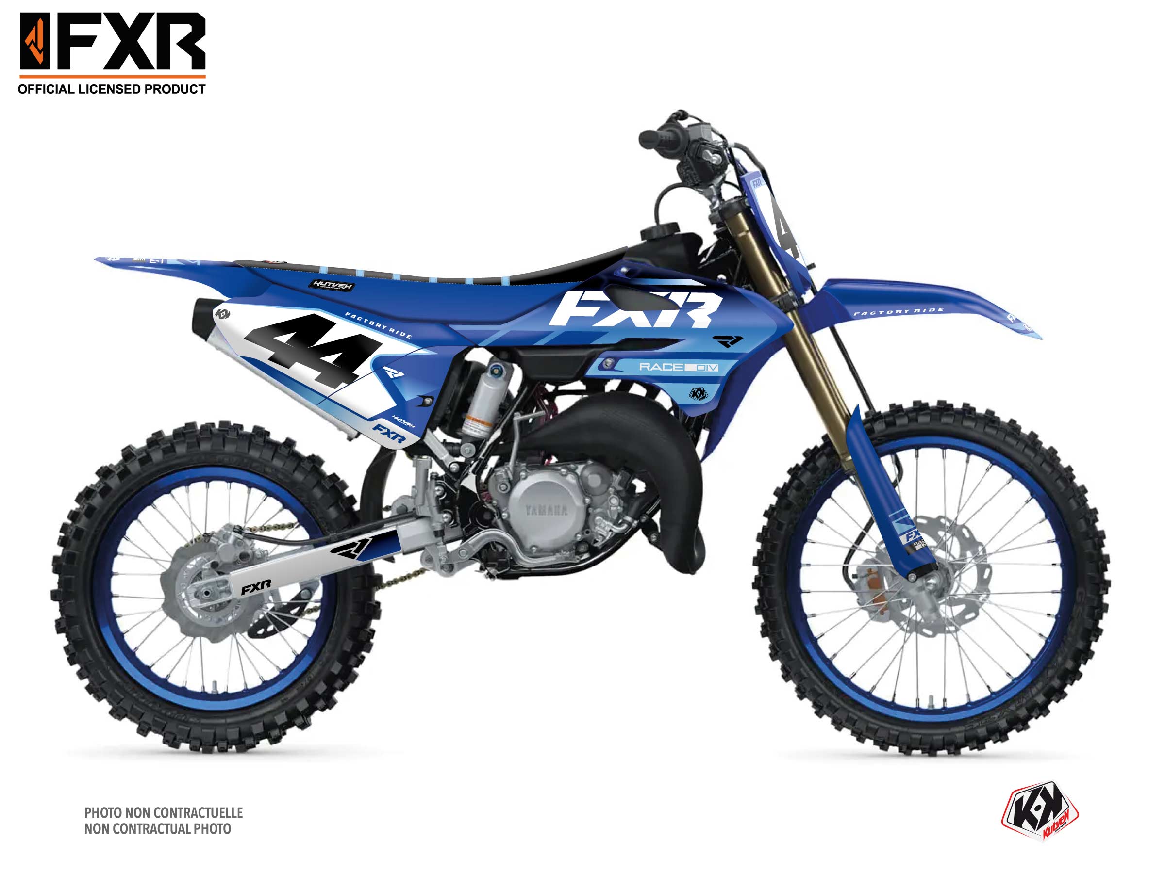 Kit Déco Motocross Fxr Revo Yamaha Yz 85 Bleu