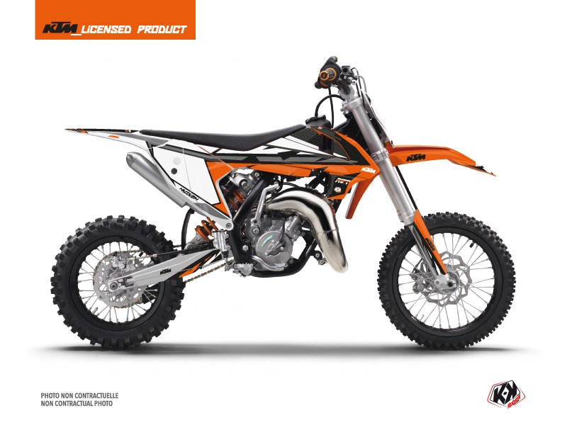 KTM 65 SX Dirt Bike Rift Graphic Kit Orange Black