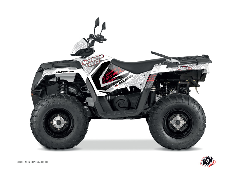 Kit Déco Quad Rock Polaris 450 Sportsman Blanc