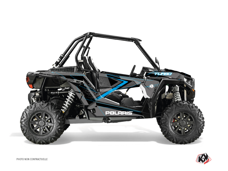 Kit Déco SSV Rock Polaris RZR 1000 Turbo Noir Bleu