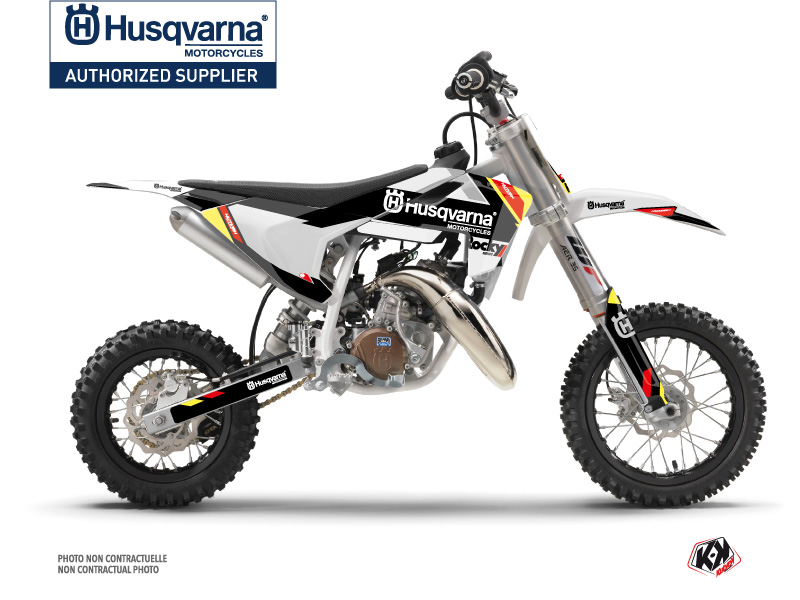 Kit Déco Moto Cross Rocky Husqvarna TC 50 Noir