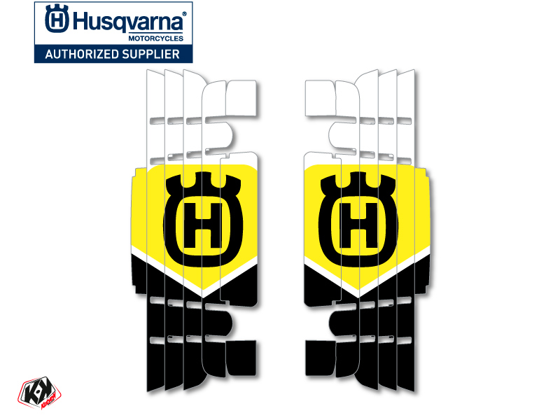 Kit Déco Grilles de radiateur Rocky Husqvarna TC-FC 2016-2017 Noir