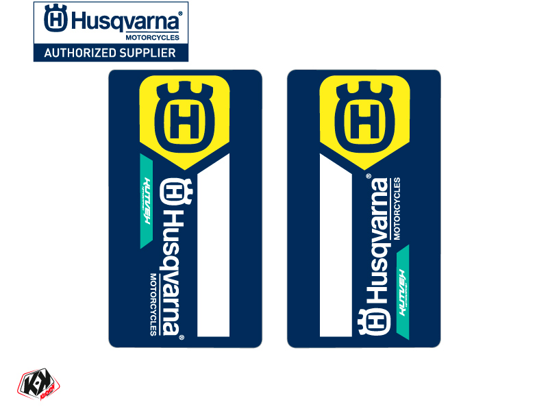 Kit Déco Stickers de fourche Rocky Moto Cross Husqvarna TC-FC TE-FE Bleu