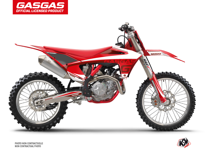 GASGAS MCF 250 Dirt Bike Rush Graphic Kit Red