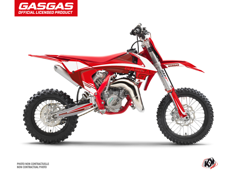 GASGAS MC 65 Dirt Bike Rush Graphic Kit Red