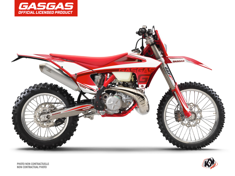 Kit Déco Moto Cross Rush GASGAS EC Rouge