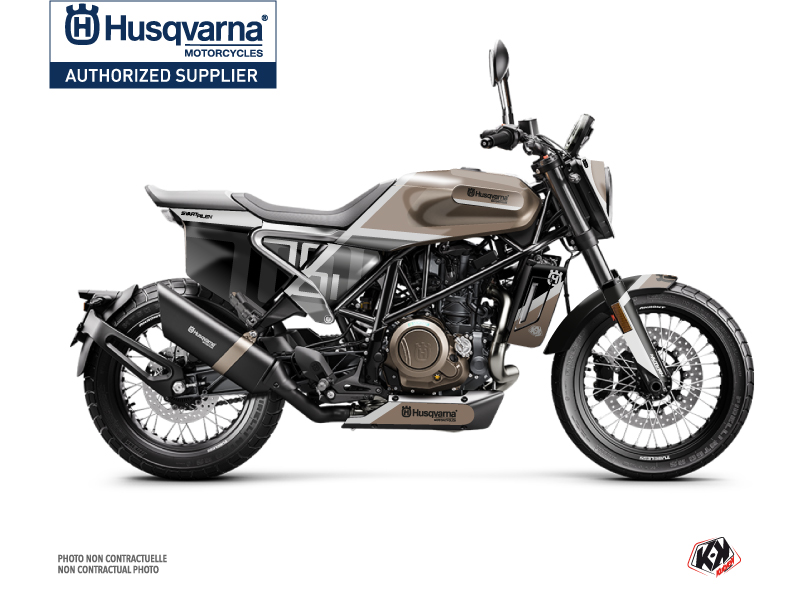 Kit Déco Moto Sekment Husqvarna Svartpilen 701 Marron Noir