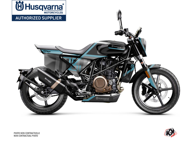 Kit Déco Moto Sekment Husqvarna Svartpilen 701 Noir Bleu