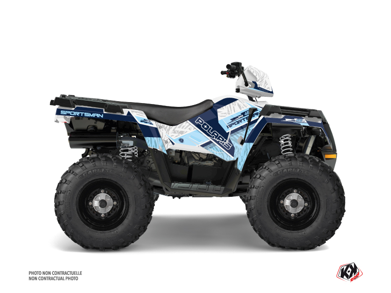 Polaris 450 Sportsman ATV Serie Graphic Kit Blanc