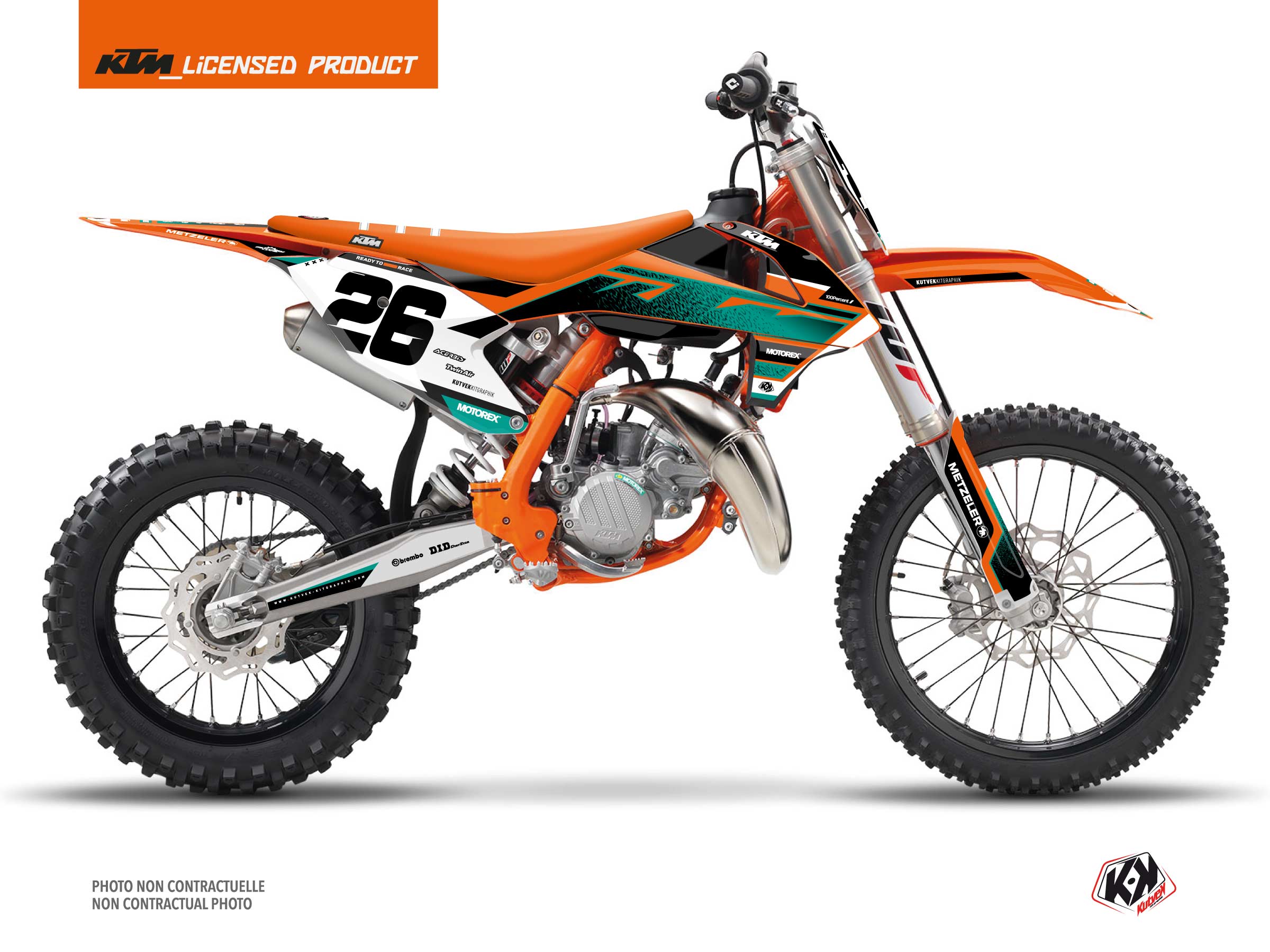 Kit Déco Motocross Sizzle Ktm Sx 85 Vert