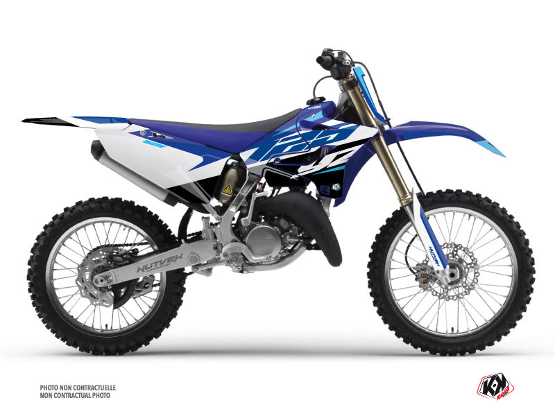 Kit Déco Moto Cross Skew Yamaha 125 YZ Bleu