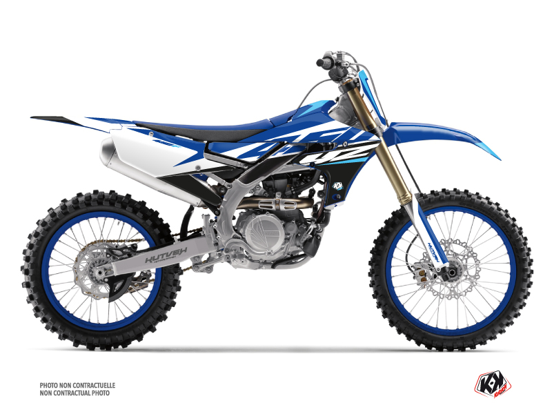 Kit Déco Moto Cross Skew Yamaha 450 YZF Bleu