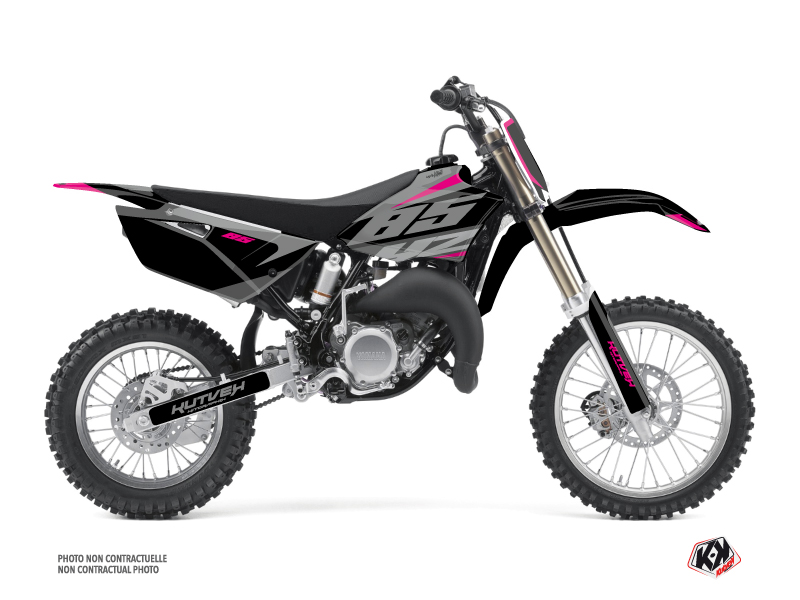 Yamaha 85 YZ Dirt Bike Skew Graphic Kit Pink