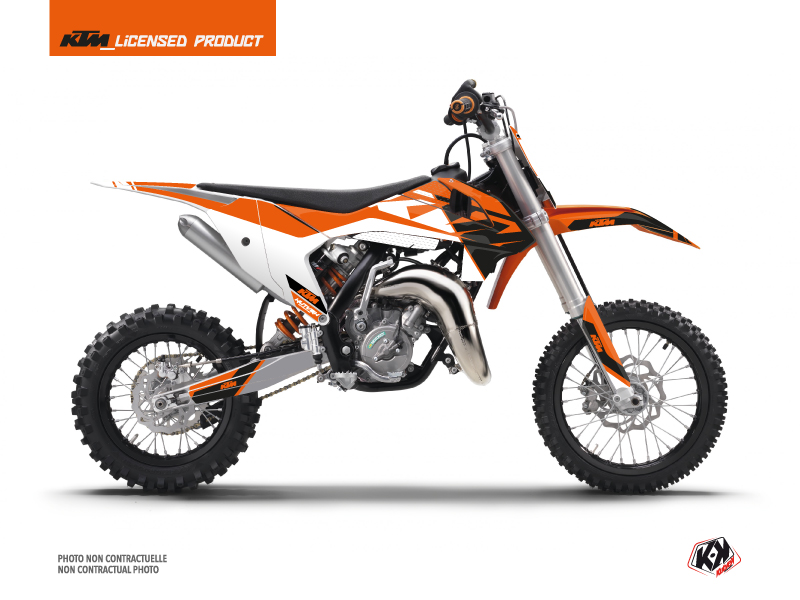 KTM 65 SX Dirt Bike Skyline Graphic Kit Orange