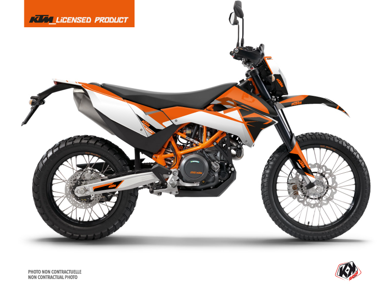 Kit Déco Moto Cross Skyline KTM 690 ENDURO R Orange