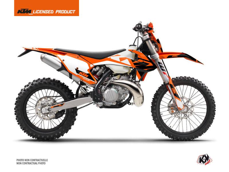 Kit Déco Moto Cross Skyline KTM EXC-EXCF Orange