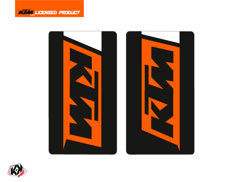 Kit Déco Stickers de fourche Skyline Moto Cross KTM SX-SXF EXC-EXCF Orange