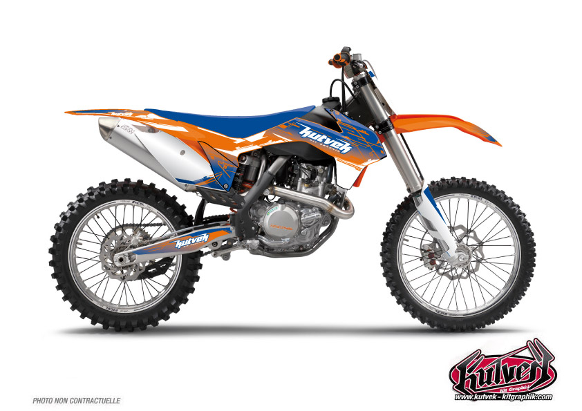 Kit Déco Moto Cross Slider KTM 65 SX Bleu