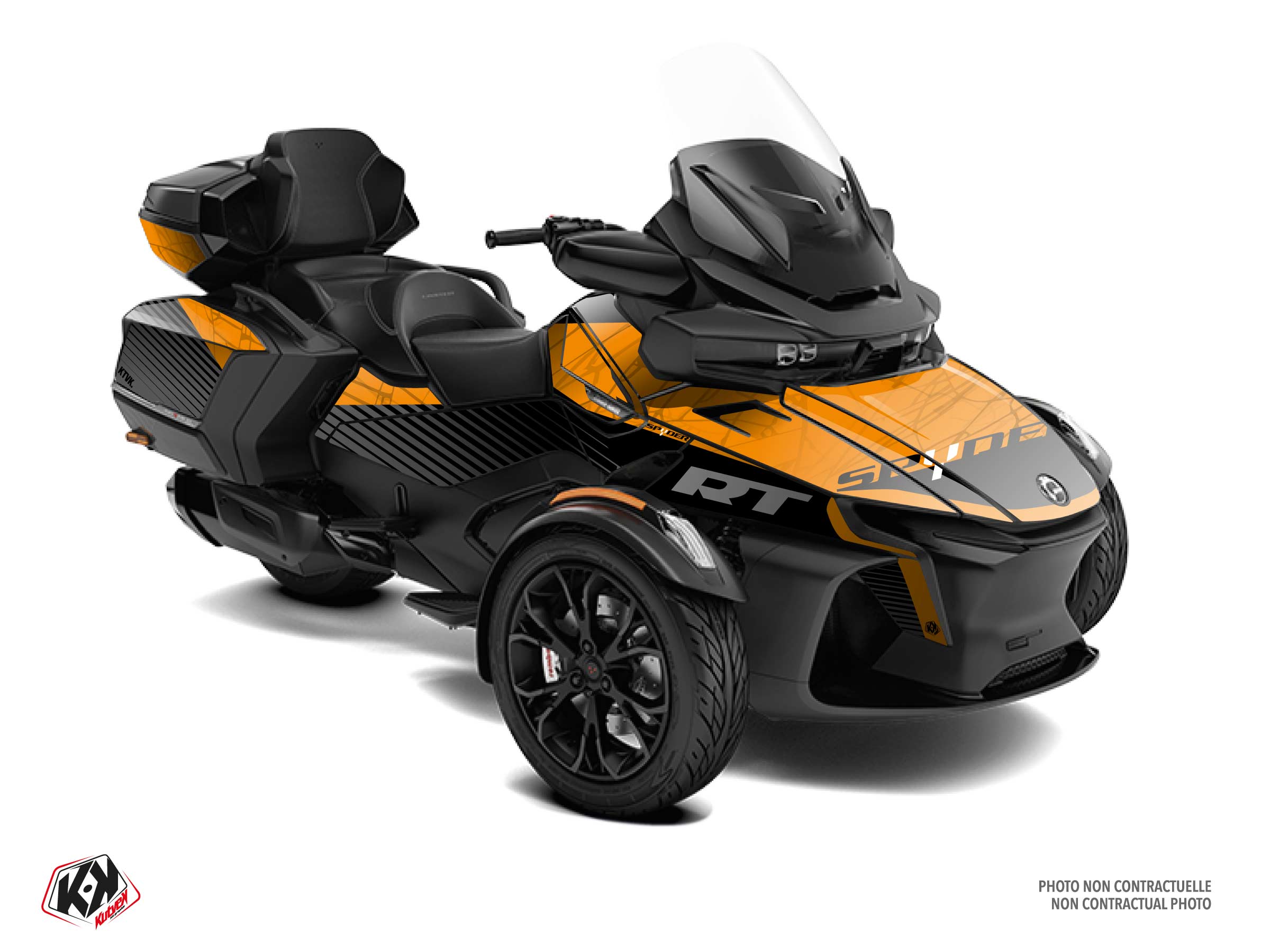 Kit Déco Hybride Snare Can-am Spyder Rt Orange