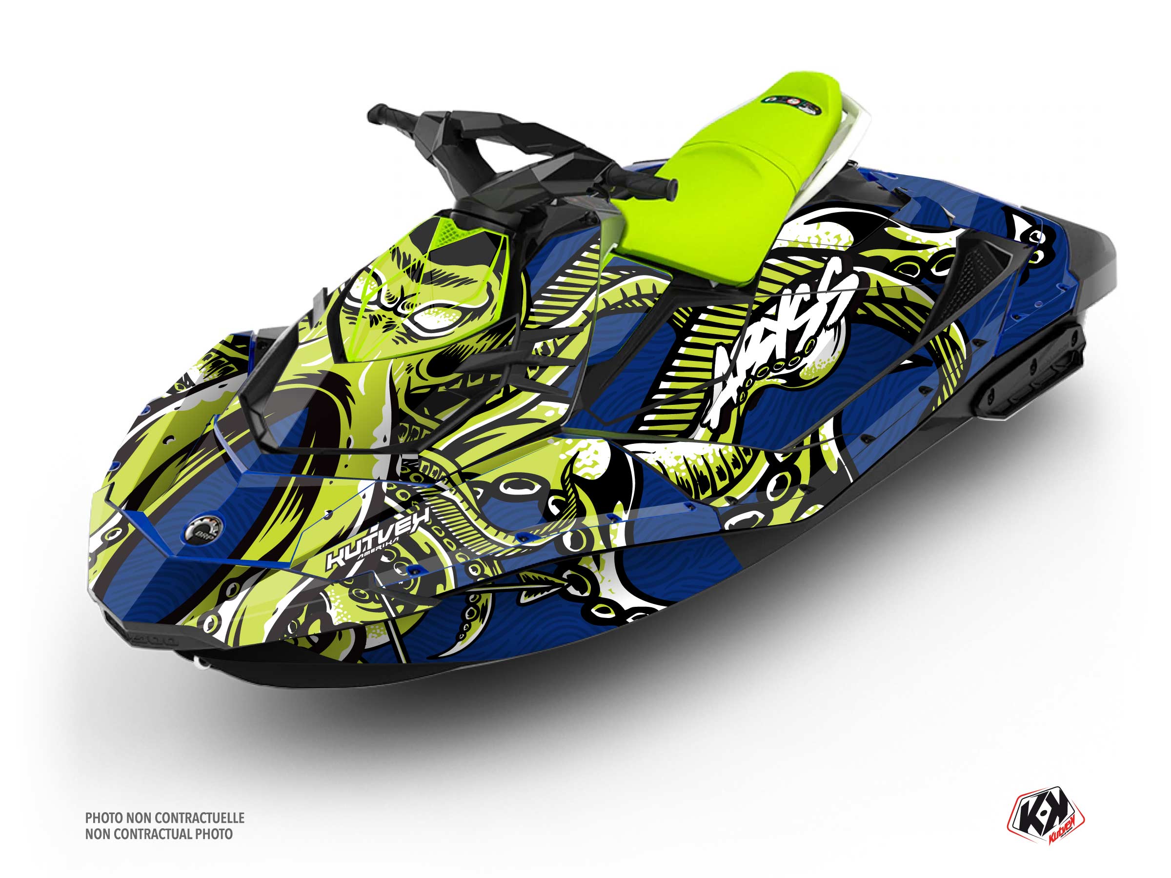 Kit Déco Jet-Ski Abyss Seadoo Spark Vert Full