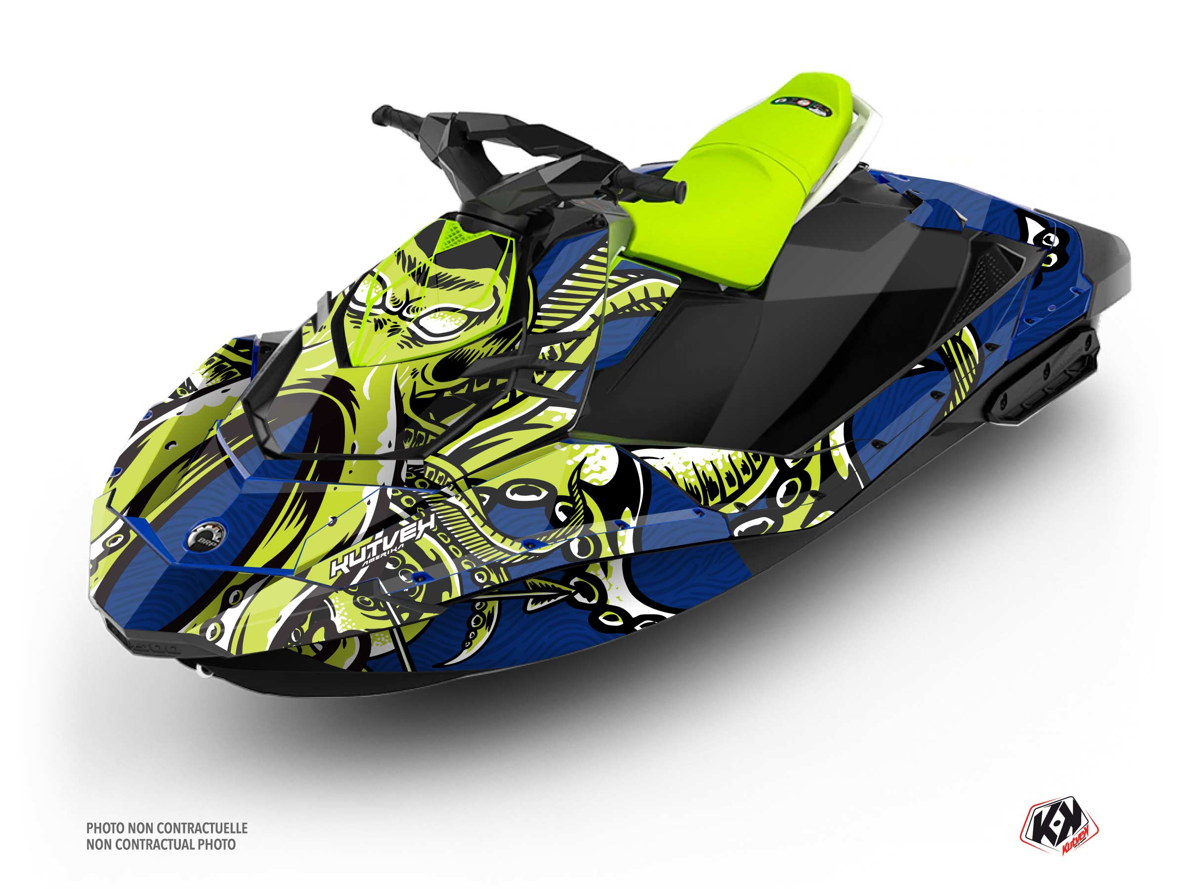 Kit Déco Jet-Ski Abyss Seadoo Spark Vert