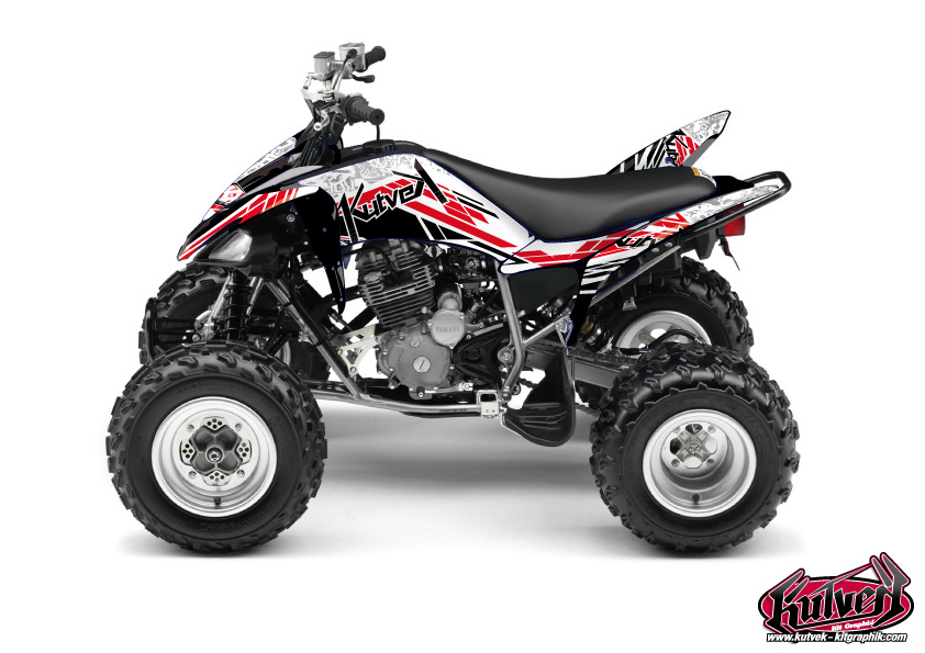 Yamaha 250 Raptor ATV Spirit Graphic Kit Red