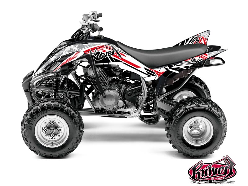 Yamaha 350 Raptor ATV Spirit Graphic Kit Red