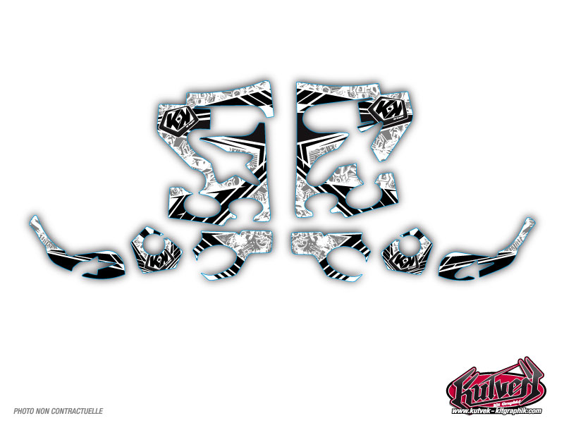 Stickers Bottes Alpinestars Dirt Bike Spirit Graphic Kit White