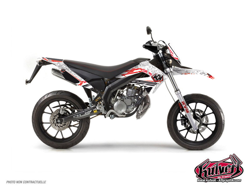 Derbi Xtreme 50cc Spirit Graphic Kit Red