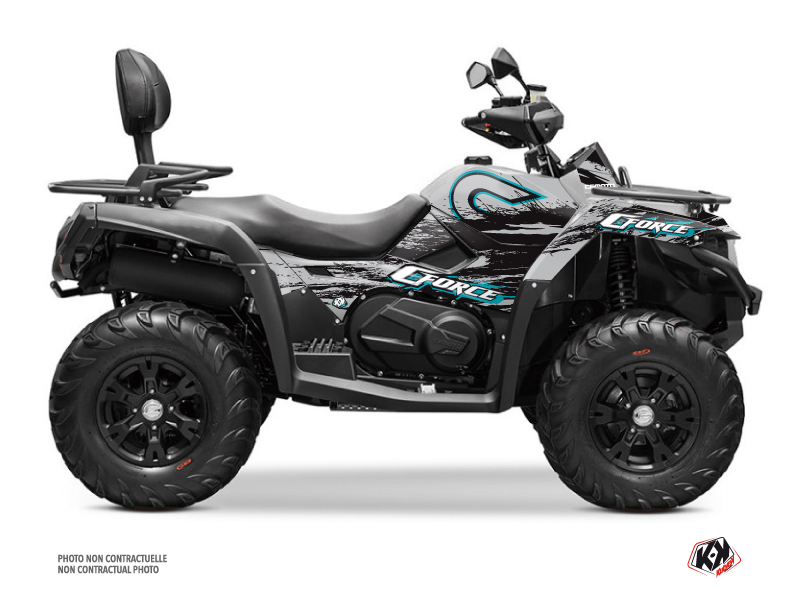 CF MOTO CFORCE 600 ATV Splatter Graphic Kit Grey