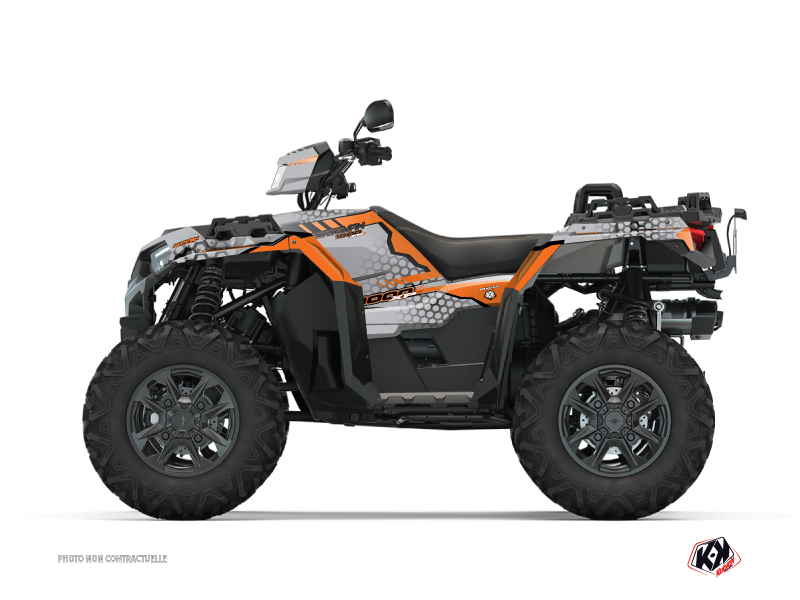 Kit Déco Quad Splinter Polaris 1000 Sportsman XP S Forest Gris Orange