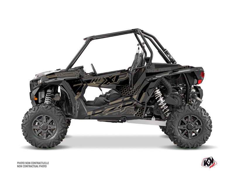 Polaris RZR 1000 Turbo UTV Splinter Graphic Kit Black