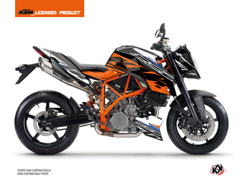 Kit Déco Moto Spring KTM Super Duke 990 R Blanc Orange