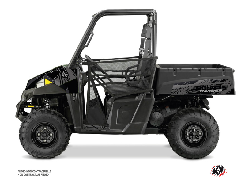 Polaris Ranger 570 UTV Squad Graphic Kit Black Grey