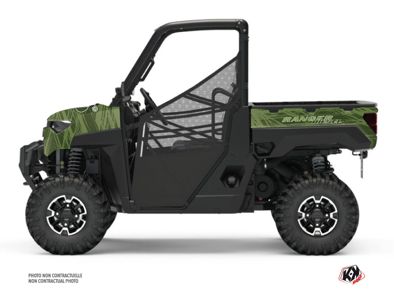 Polaris Ranger Diesel UTV Squad Graphic Kit Green