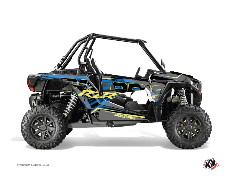 Kit Déco SSV Squad Polaris RZR 1000 Bleu Jaune