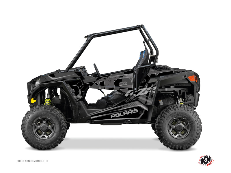 Polaris RZR 900 UTV Squad Graphic Kit Black Grey